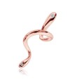 Two Headed Snake Shape Silver Ear Cuff EC-1454